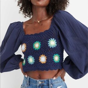 Aerie Crochet Top